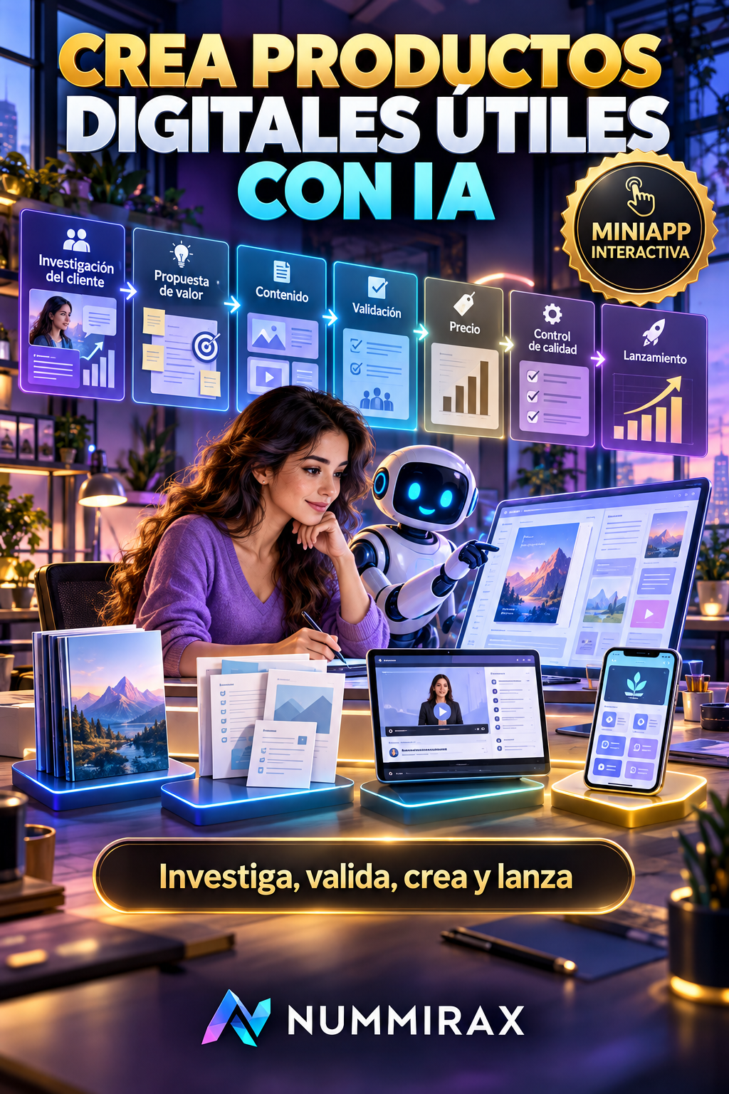 Portada Productos digitales útiles con IA